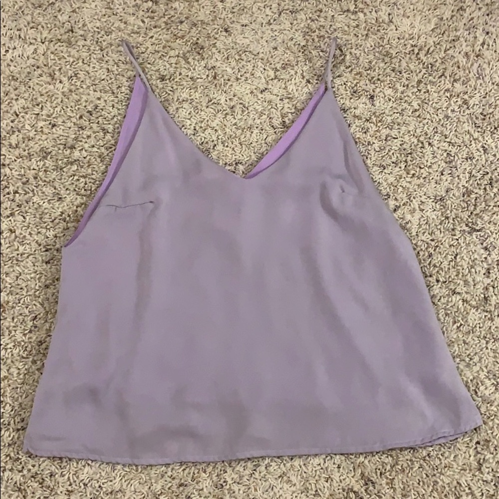 Sadie & Sage Purple Flowy Tank